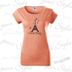 Melírované dámské tričko Paris