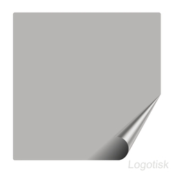 Nažehlovací fólie 20x20 cm stříbrná metalická