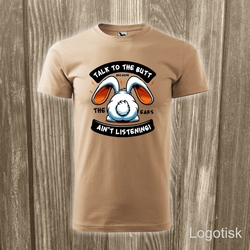 Pánské vtipné tričko s králíkem