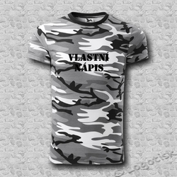 Pánské tričko CAMOUFLAGE-Váš text na přání