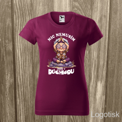 Dámské vtipné tričko JSEM V DŮCHODU