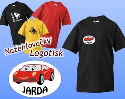 Dětská nažehlovačka auto Sporťák