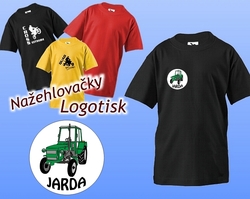 Dětská nažehlovačka Traktor