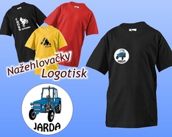 Dětská nažehlovačka Traktor