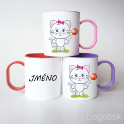 Plastový hrnek KOČIČKA se jménem