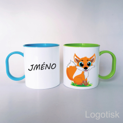 Plastový hrnek LIŠKA se jménem