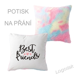 Fleecový polštář s potiskem na přání