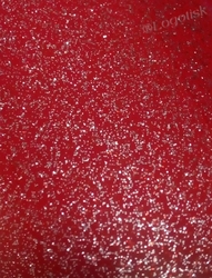 Nažehlovací fólie 20x20 cm glitrová červená