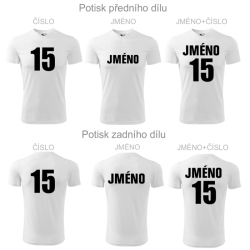 Dětské sportovní funkční tričko-potisk na přání