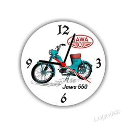 Hodiny Jawa 550 Pařez modrá