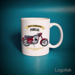 Hrnek s potiskem JAWA PANELKA retro