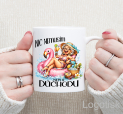 Hrnek s vtipným potiskem JSEM V DŮCHODU