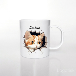 Plastový hrnek KOTĚ se jménem