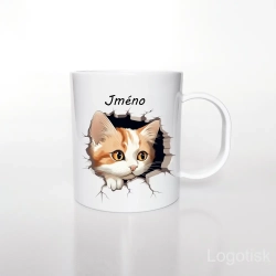 Plastový hrnek KOTĚ se jménem