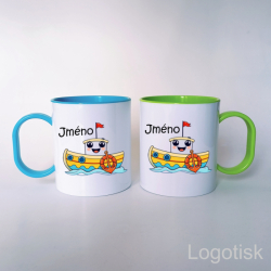 Plastový hrnek LODIČKA se jménem