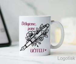 Hrnek s potiskem DĚKUJI PANÍ UČITELKO - PANE UČITELI