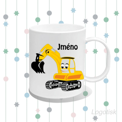 Plastový dětský hrnek BAGR se jménem