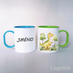 Plastový hrnek Dino se jménem
