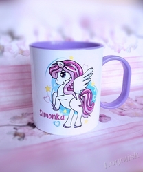 Plastový dětský hrnek fantasy Pony se jménem