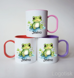 Plastový hrnek ŽABIČKA se jménem