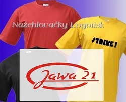 Nažehlovačka Jawa 21