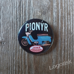 Placka Jawa Pionýr black edice