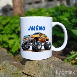 Hrnek s potiskem MONSTER TRUCK se jménem