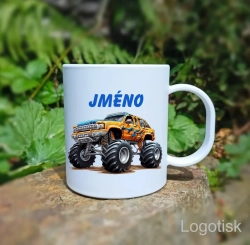 Hrnek s potiskem MONSTER TRUCK se jménem