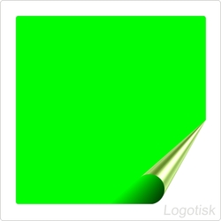 Nažehlovací fólie 20x20 cm NEON zelená