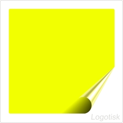 Nažehlovací fólie 20x20 cm NEON žlutá