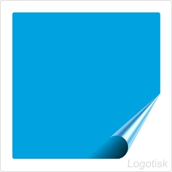 Nažehlovací fólie 20x20 cm světle modrá