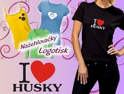 Nažehlovačka Love Husky