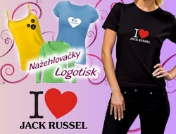 Nažehlovačka Love Jack Russel