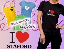 Nažehlovačka Love Staford