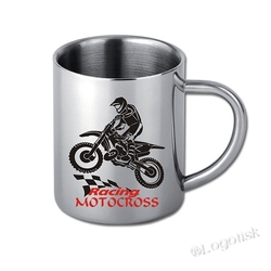 Hrnek nerezový Motocross Racing