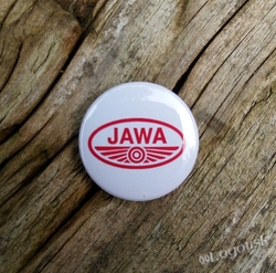 Odznak-placka Jawa logo