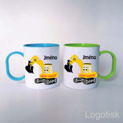 Plastový dětský hrnek BAGR se jménem