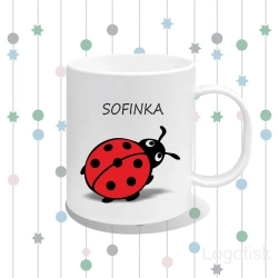 Hrnek motiv Beruška-jméno na přání