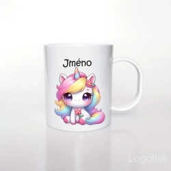 Plastový hrnek potisk JEDNOROŽEC