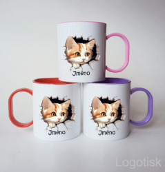 Plastový hrnek KOTĚ se jménem