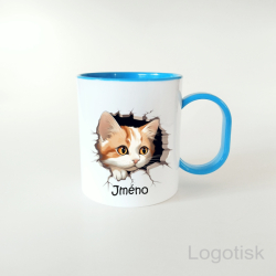Plastový hrnek KOTĚ se jménem
