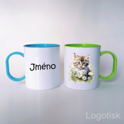 Plastový hrnek MOUREK kotě se jménem