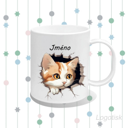 Plastový hrnek KOTĚ se jménem