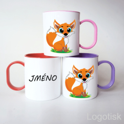 Plastový hrnek LIŠKA se jménem