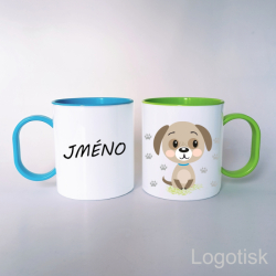 Plastový hrnek PEJSEK se jménem