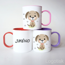 Plastový hrnek PEJSEK se jménem