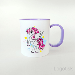 Plastový dětský hrnek fantasy PONY se jménem