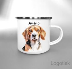 Kolekce hrnků s potiskem BÍGL se jménem