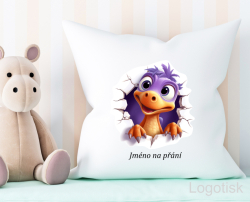 Polštář potisk DINO se jménem