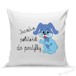 Polštář do postýlky potisk Králíček